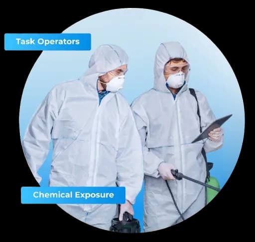 Task operators and chemical exposure management roles