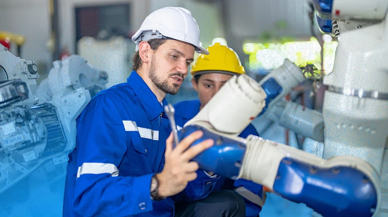 Manufacturer overseeing chemical operations