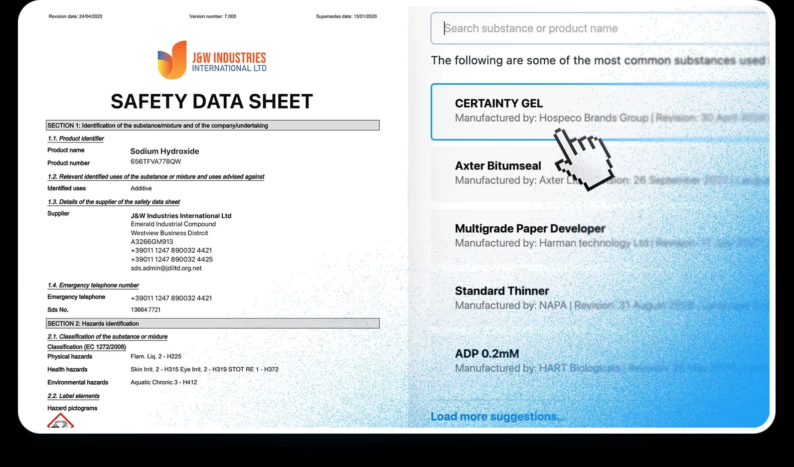 Safety Data Sheet Tools
